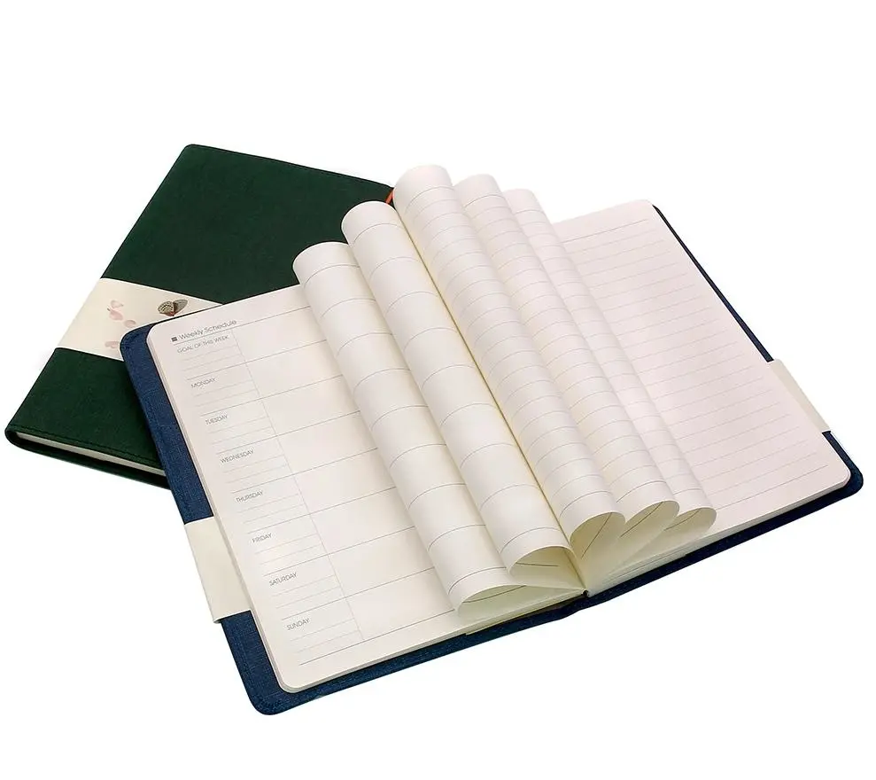 PU Leather Custom Organizer Planner Loose-Leaf Binder Diary