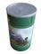 OEM Round Kraft Paper Tube Tea Packaging CMYK Biodegradable Cardboard Navy